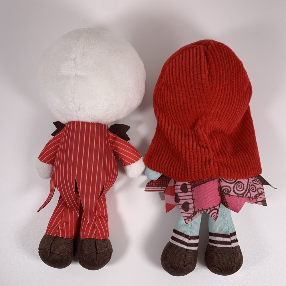 Disney Nightmare Before Christmas Jack Skellington & Sally 11" Valentine's Plush - Picture 2 of 5